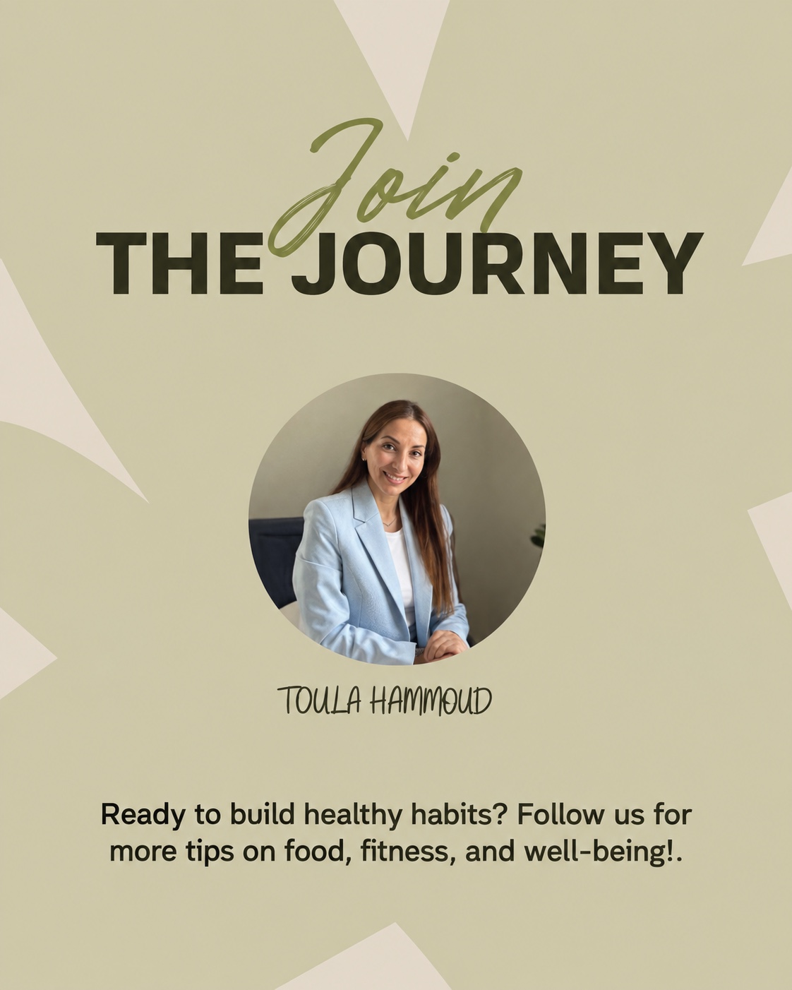 Join the journey with Toula Hammoud for food, fitness and wellbeing inspiration.
